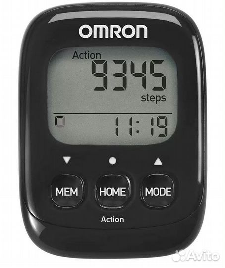 Шагомер Omron Walking Style IV черный