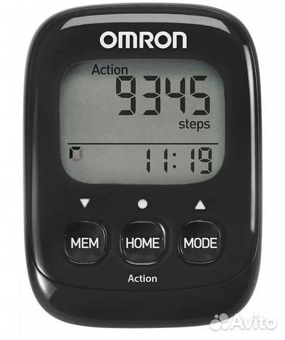 Шагомер Omron Walking Style IV черный