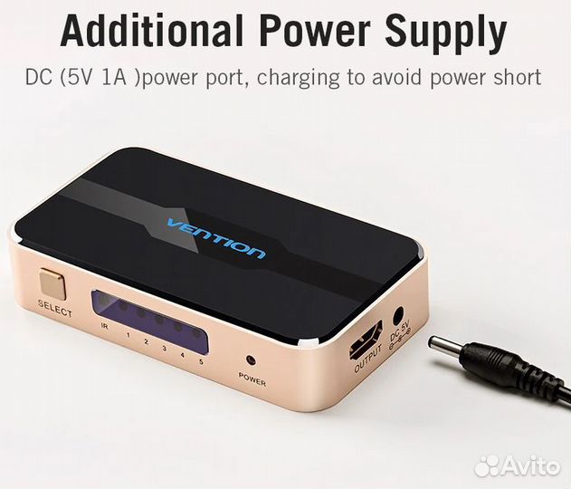 Vention hdmi Switch 5x1