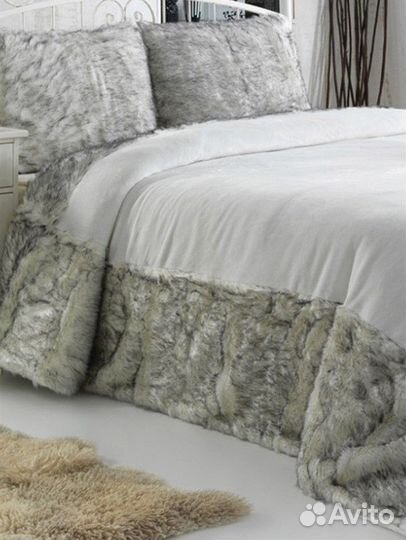 Меховое покрывало irya Турция