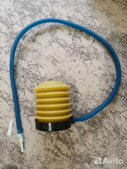 Насос ножной для воздушных шаров с двумя насадками