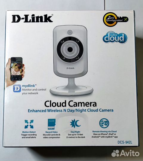 IP Wi-Fi ethernet видеокамера D-Link 942L