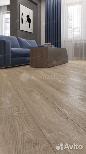 Alpine floor Sequoia SPC ламинат Секвойя Коньячная