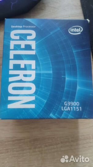 Новый процессор в боксе с кулером G3900 Intel
