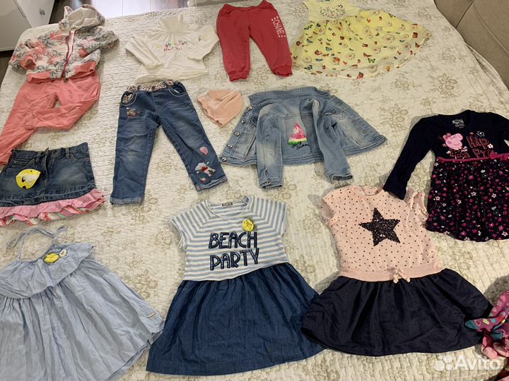 Вещи для девочки Gulliver пакетом 104-110