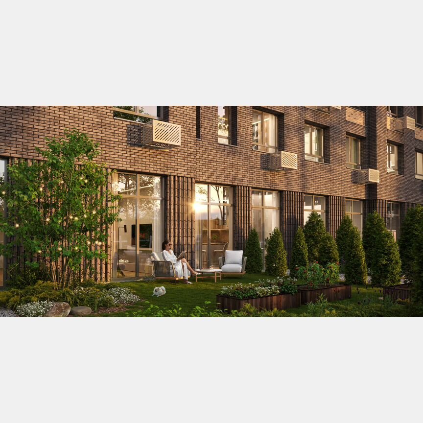 2-к. апартаменты, 64,4 м², 17/23 эт.