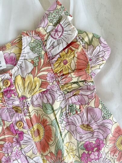 Летний костюм для девочки 80 H&M новый