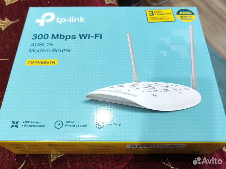 Модем роутер adsl2+ TD-W8961N