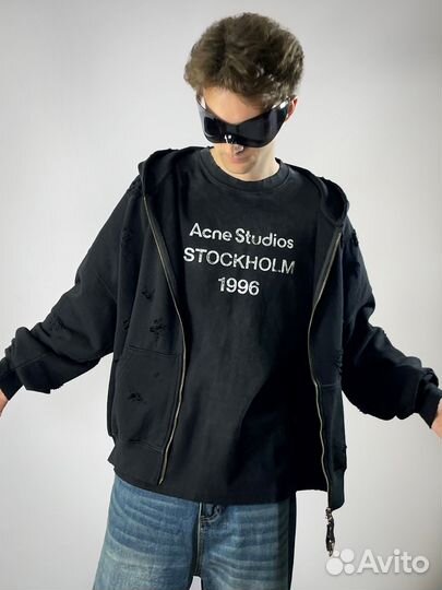 Футболка Acne Studios Stockholm 1996 Черная