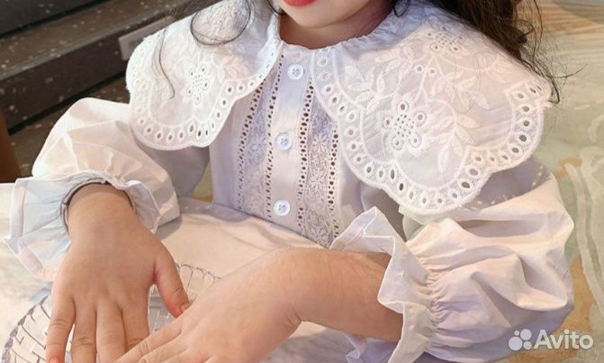 Блузки для школы на девочку 130, 140