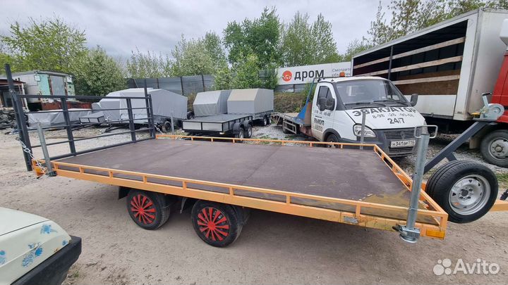 Прицеп новый 4.5 на 2.2 с аппарелью