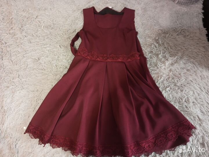 Платье школьное для девочки 6-8 лет