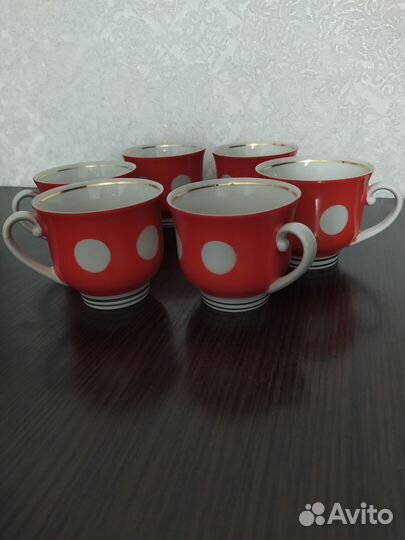 Чашки в горох СССР