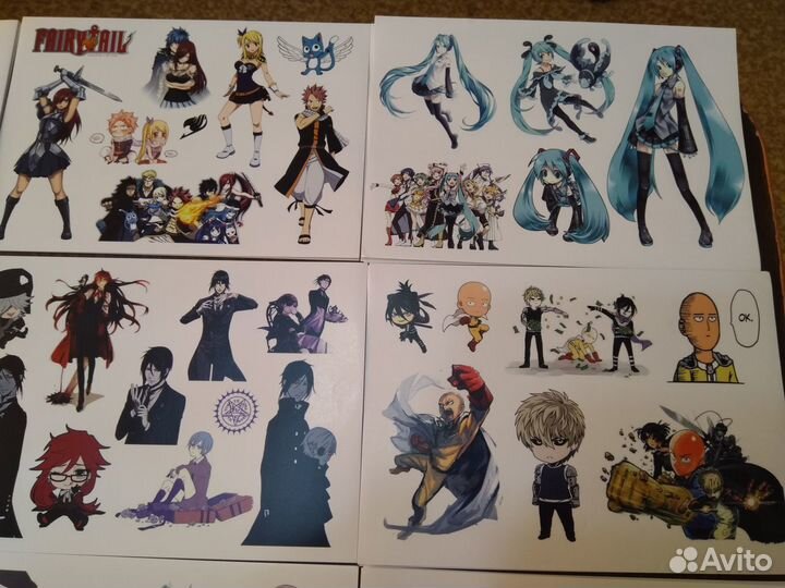 Стикеры \ наклейки Аниме