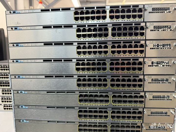 Коммутатор POE Cisco Catalyst WS-C3750X-24P-S