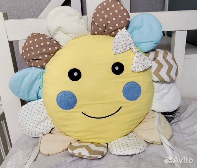 Комплект мягких бортиков в кроватку