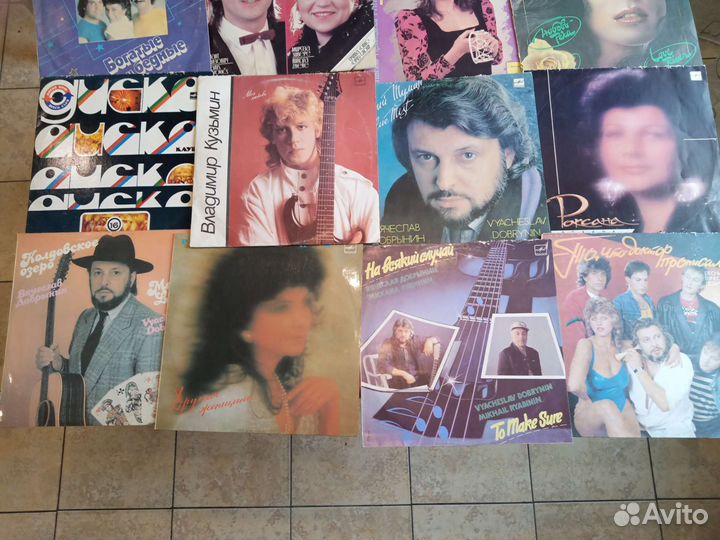 Виниловые пластинки 80-х, 90-х годов