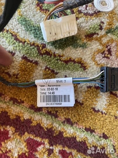 Проводка двери багажника Renault sandero 2