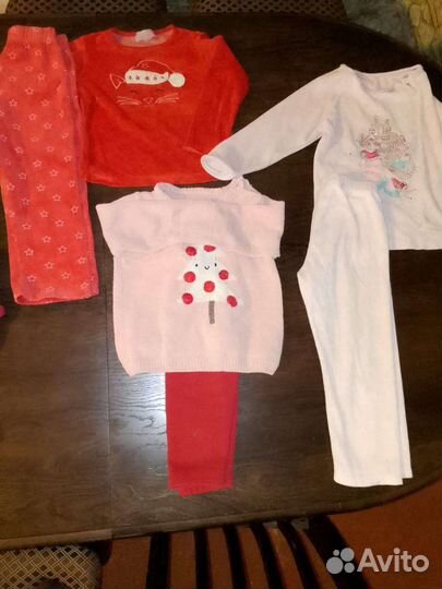 Вещи для двойни девочек цена за всё