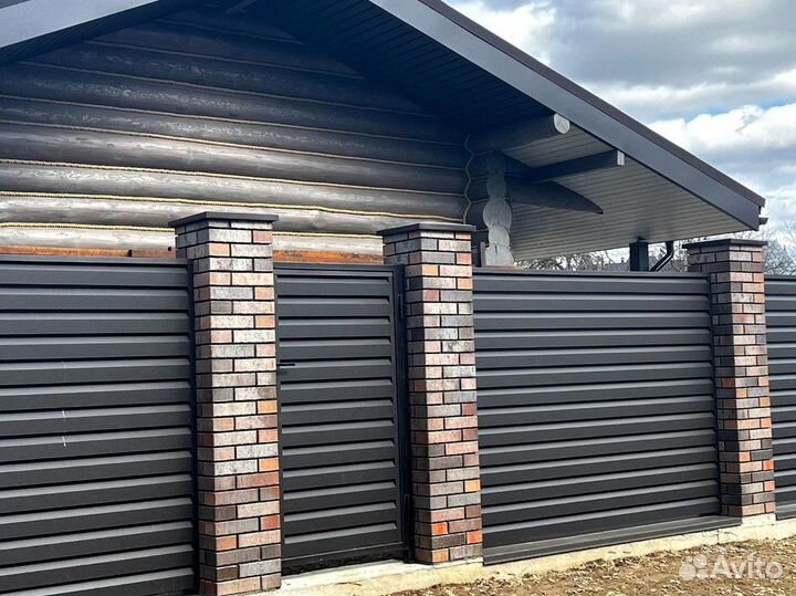 Забор жалюзи