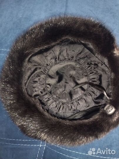 Шапка норковая берет новая