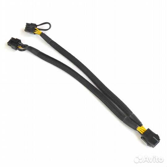 Удлинитель pci e 6 пин на 8 пин для видеокарт pcie