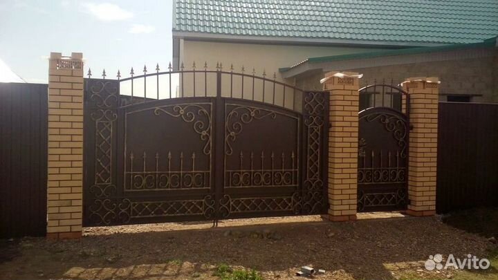 Ворота кованые