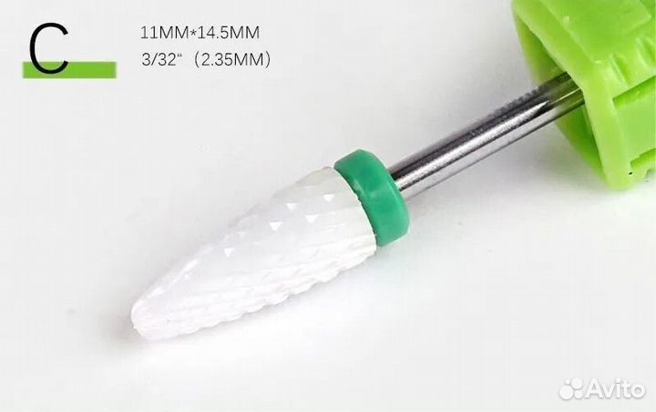 Фрезы кукуруза разной образивности