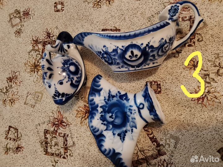 Посуда гжель