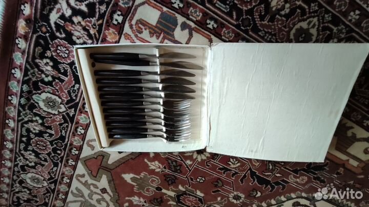 Подарочные наборы ложек, вилок и ножей СССР