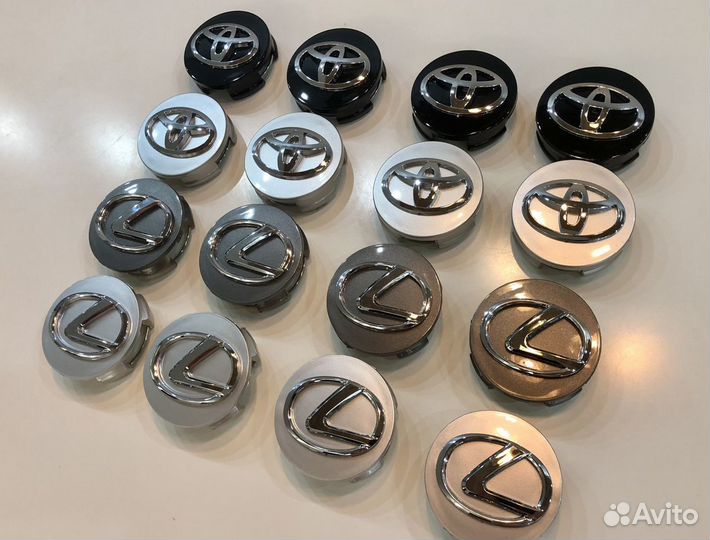 Колпачки на диски Toyotа Lexus 62mm