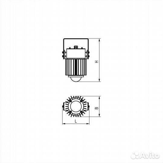 Светильник дсп34-180-001 Leda Ex 850