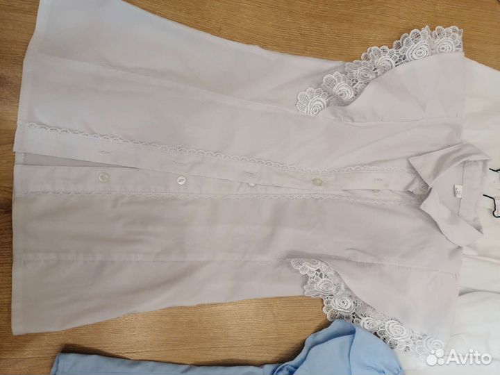 Блузки рубашки школьные 146-152