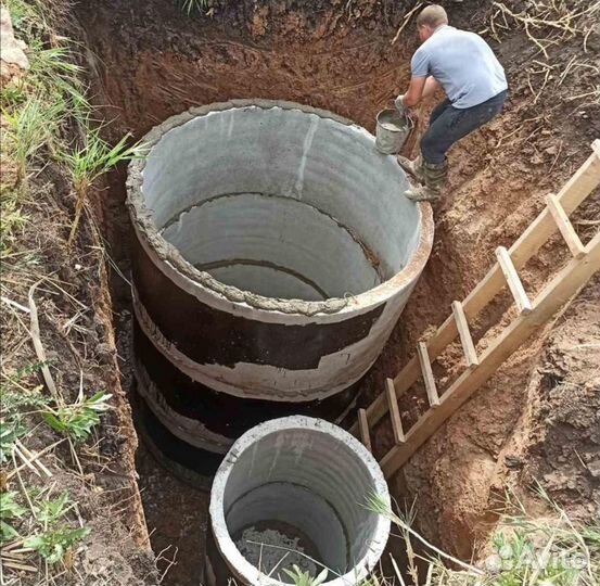 Жб Кольца.Бурение колодцев и септиков под ключ