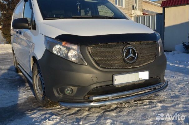 Защита переднего бампера Mercedes V-class W447