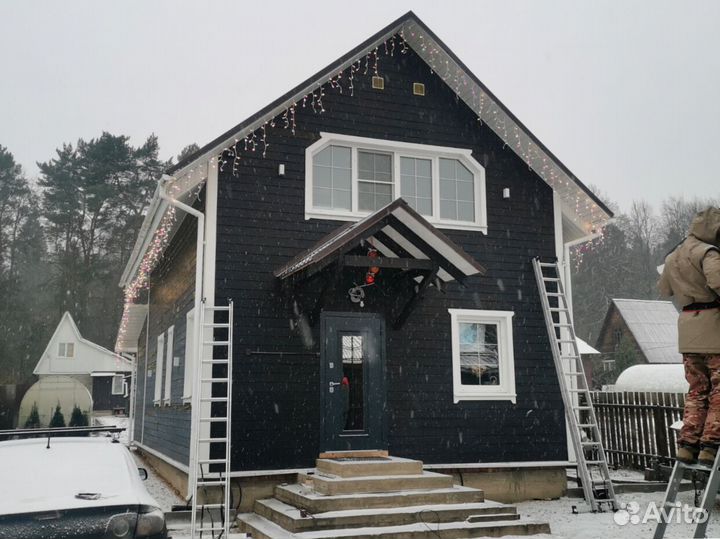 Уличная гирлянда с монтажом и гарантией