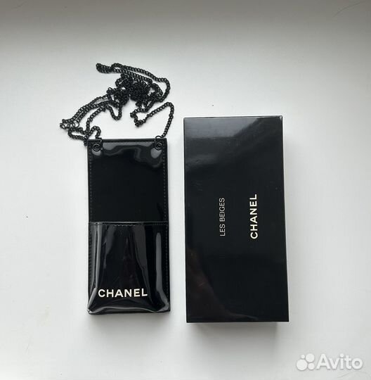 Chanel косметичка сумка чехол черная