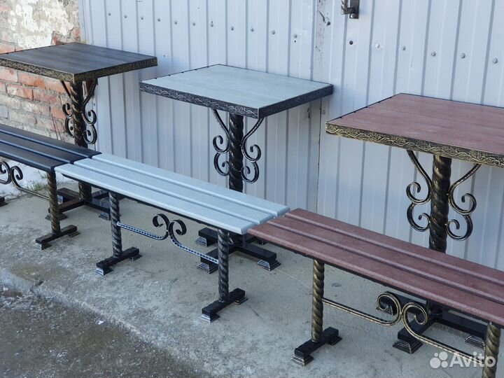 Лавки,Столы, на могилу металлические