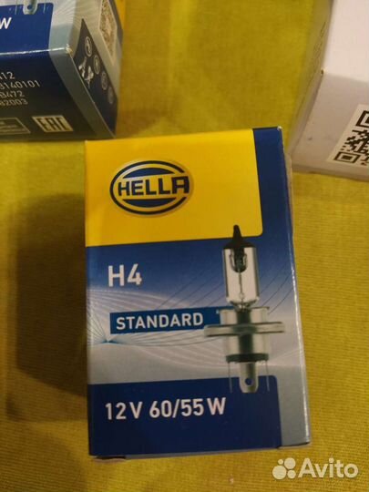 Лампочки h4 hella, цена за 4шт