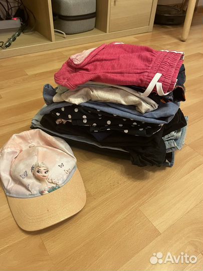 Пакет брендовой одежды на девочку, 134-140