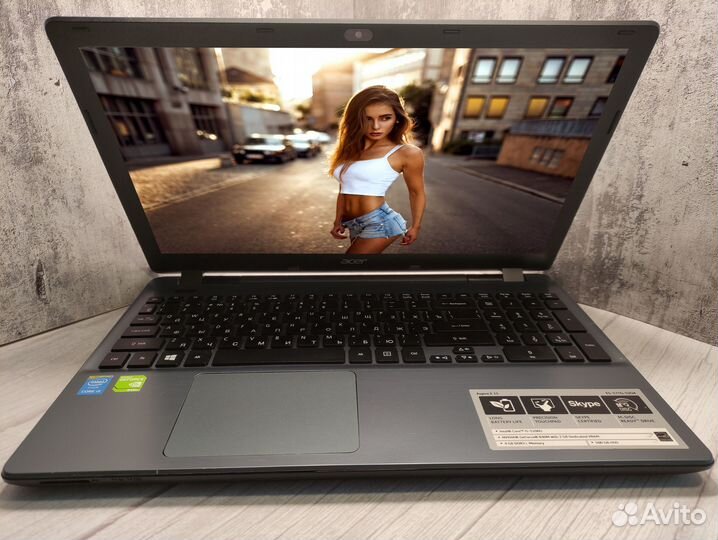 Игровой ноутбук с SSD 500GB/GeForce 2GB/i5/8GB Озу