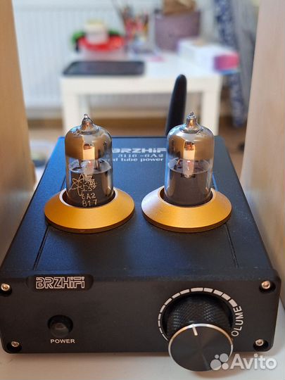 Колонки Philips + ламповый усилитель Bluetooth