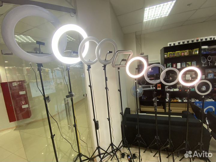 Кольцевые лампы все размеры