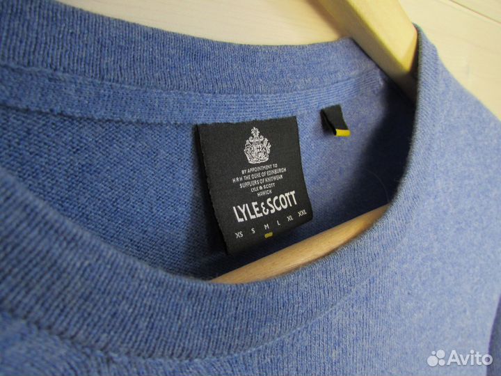 Lyle & Scott мужской шерстяной свитер с логотипом