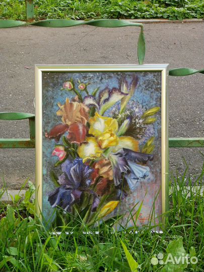 Картина маслом цветы