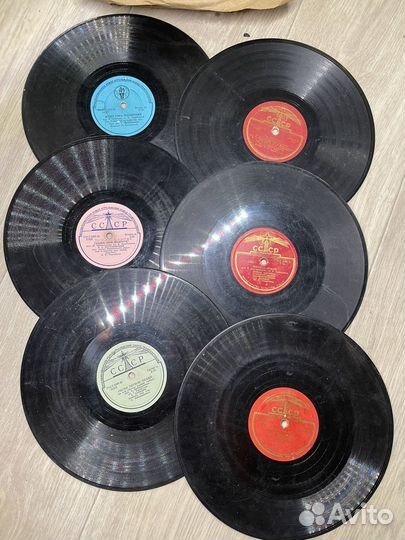 Виниловые пластинки СССР 36 шт
