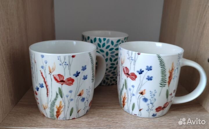 Кружки чашки бокалы Новые