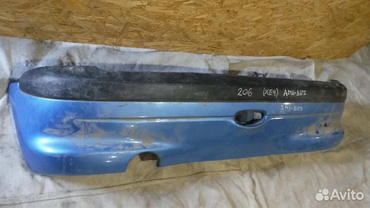 Бампер задний Peugeot 206 1998-2012