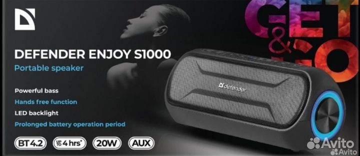 Блютуз колонка Defender