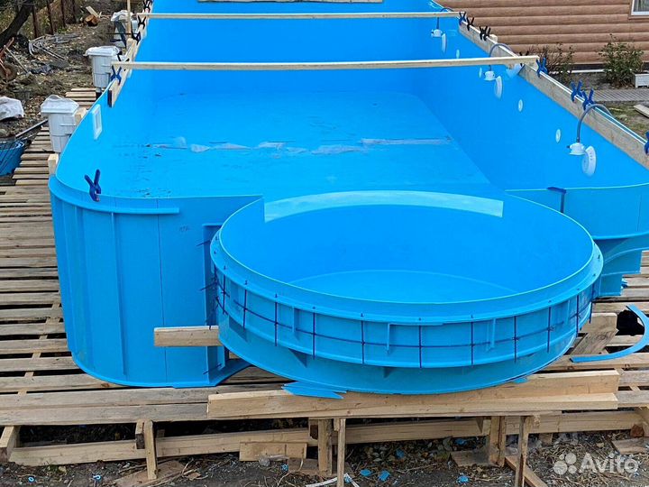 Бассейн 8x4 пвх